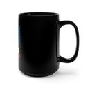 Toast to Freedom: 15oz Military Design Black Mug for Patriots