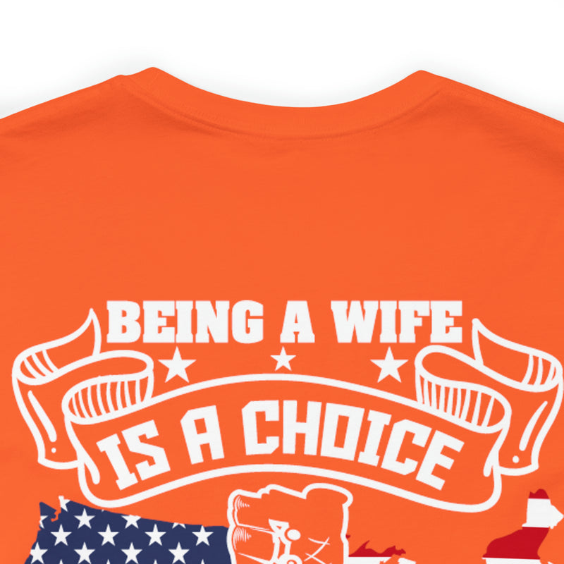 Proud Privilege: Military Design T-Shirt - Honoring Veterans' Spouses with Gratitude!