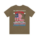 Honoring Our Veterans: Military Design T-Shirt - We Owe Them Everything