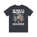 Soldier's Journey: Military Design T-Shirt Celebrating Valor and Transformation