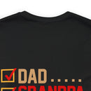 Dad, Grandpa, Veteran: Military Design T-Shirt Celebrating Family Heroes!