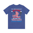 Honoring Our Veterans: Military Design T-Shirt - We Owe Them Everything