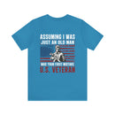 Underestimate No More: Military Design T-Shirt - U.S. Veteran, Proving Age Doesn't Define Valor