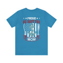 Maternal Navy Pride: 'Proud US Navy Mom' Military Design T-Shirt