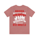 America Without Her Soldiers: Military Design T-Shirt Honoring Our Heroes