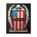 Guardian’s Grief” Framed Canvas