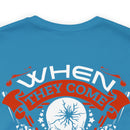 Defending Our Rights: Military Design T-Shirt Emphasizing the Importance of Preparedness and Vigilance