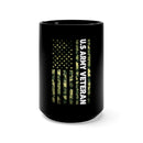 U.S. Army Veteran 15oz Military Design Black Mug: A Tribute to Our Brave Heroes