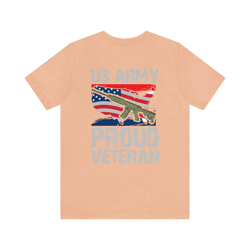 US Army Proud Veteran Military Design T-Shirt: Honor Your Service in Style