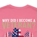Serving with Courage: Military Design T-Shirt - 'Why Did I Become a Veteran? Because Football, Baseball, and Basketball Only Require One Ball!
