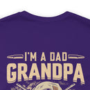 Fearless Patriarch: 'I'm a Dad, Grandpa, and a Veteran - Nothing Scares Me' Military Design T-Shirt
