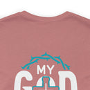 MY GOD IS STRONGER THAN PTSD Design Lightweight Retail Fit T-Shirt