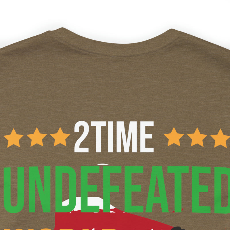 2Time Undefeated World War Champs Military T-Shirt: Showcase Your Victory