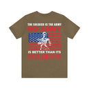 The Heart of the Army: Military Design T-Shirt - Soldiers Make the Army, Army Makes the Difference
