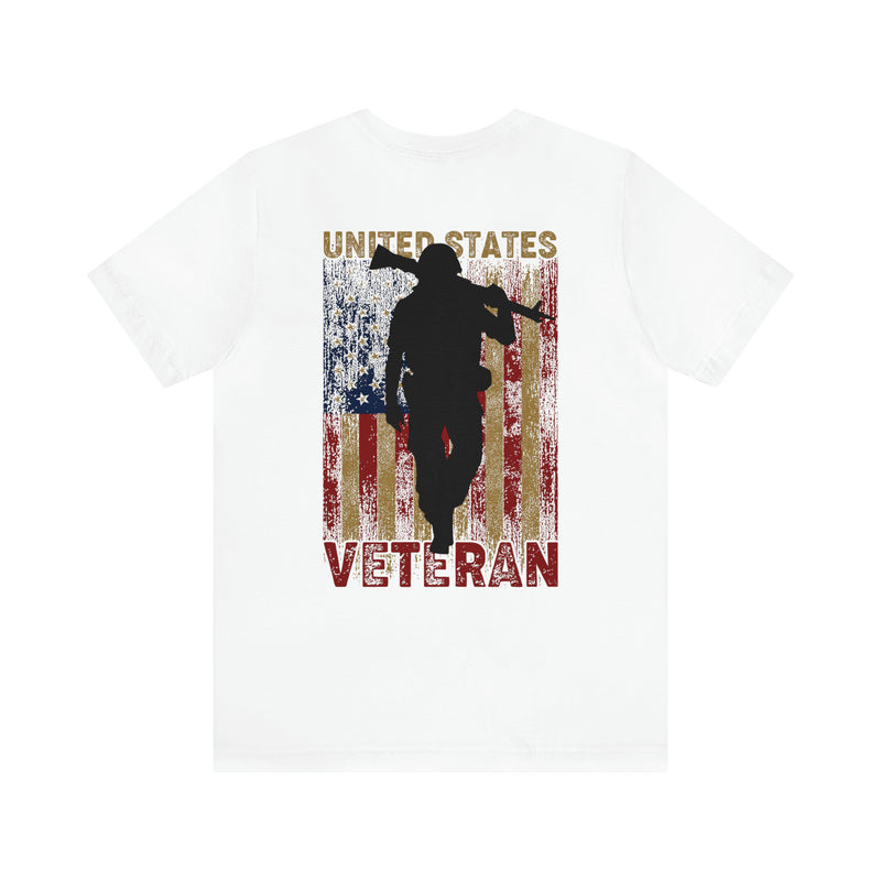 United States Veteran: Honoring Service with Military Design T-Shirt
