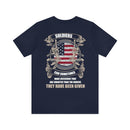 Wisdom in Service: Military Design T-Shirt Celebrating Soldiers' Critical Thinking