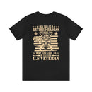 Cool and Retired: Military Design T-Shirt - 'I'm Called a Retired Badass Because I'm Way Too Cool to be Called a U.S. Veteran