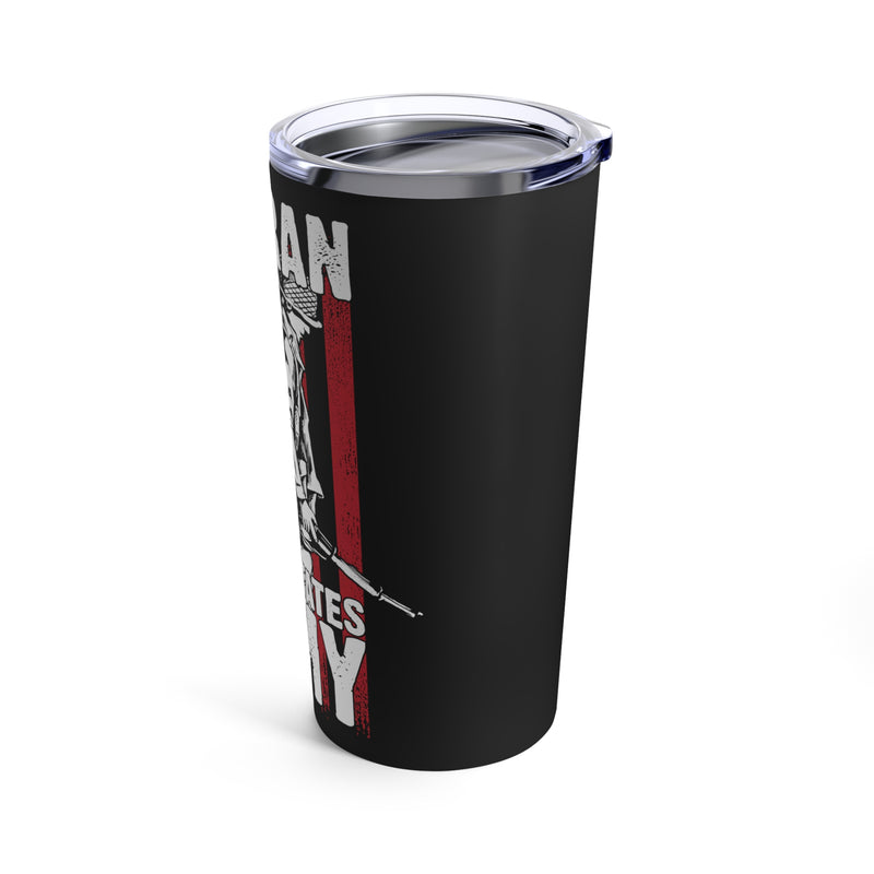 Veteran of the United States Army - 20oz Black Military Design Tumbler