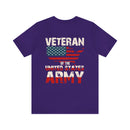 United States Army Veteran: Military Design T-Shirt Honoring Service and Sacrifice