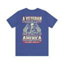 Blank Check for Freedom: Military Design T-Shirt Honoring the Sacrifice of Veterans