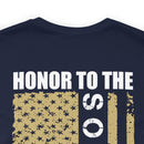 Honor to the Brave: Military Design T-Shirt Saluting Soldiers and Sailors Everywhere