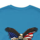 Remembering Their Sacrifice: Military T-Shirt with 'Honor Our Heroes, Remember Their Sacrifice' Design