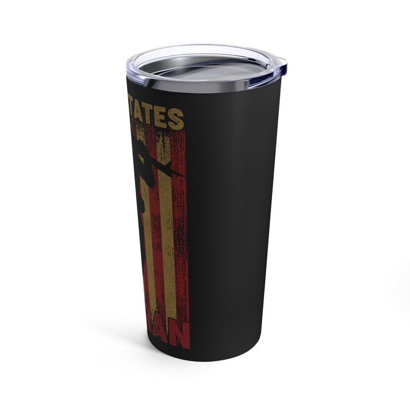 Honoring Service: 20oz United States Veteran Military Design Tumbler