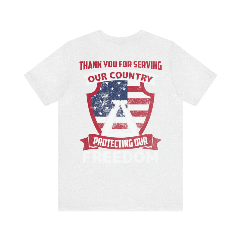 Defenders of Freedom: Thank You for Serving Our Country Military T-Shirt