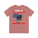 Remembering Sacrifice, Honoring Service: Military T-Shirt with Inspiring Design