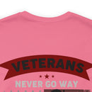 Ever Ready Veterans: Military Design T-Shirt - Always Prepared, Never Forgotten