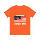Veterans: Defenders of Freedom Military Design T-Shirt - Thank You for Your Unparalleled Service!