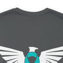 Spreading Wings of Awareness: PTSD Awareness Eagle Design Cotton T-Shirt
