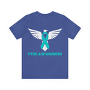 Spreading Wings of Awareness: PTSD Awareness Eagle Design Cotton T-Shirt