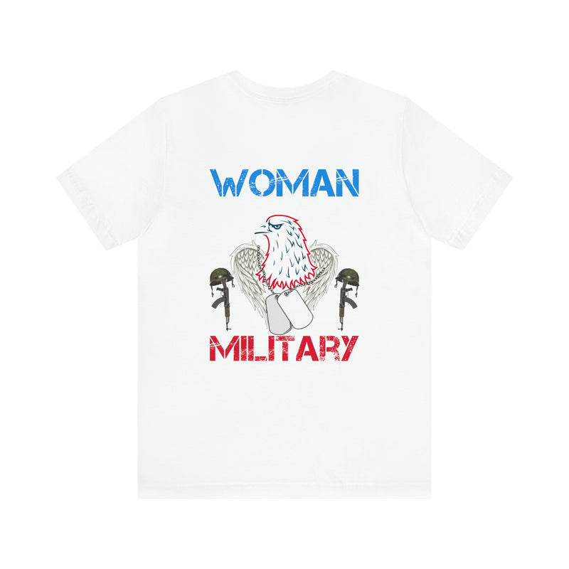 Proud Woman Veteran: Military Design T-Shirt - Breaking Barriers, Honoring Service