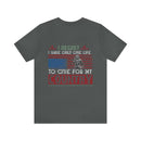 Ultimate Sacrifice: Military Design T-Shirt - 'Regretfully, I Have Only One Life to Give for My Country