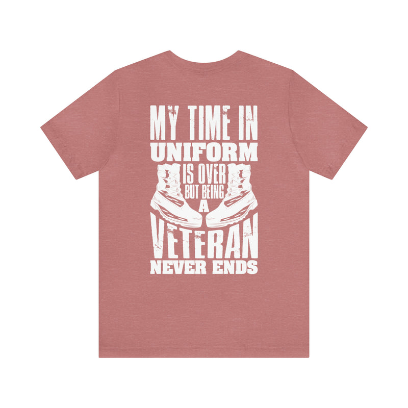 Endless Veteran Spirit: Military Design T-Shirt - A Tribute to Timeless Service and Dedication