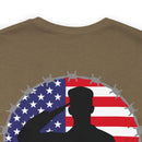 Gratitude Unveiled: Thank You Veterans Military Design T-Shirt