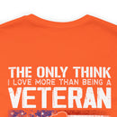 Grandpa and Veteran: Military Design T-Shirt Celebrating Love and Legacy