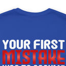 Guardian of Independence: Military Design T-Shirt Asserting Individuality and Defiance of Assumptions