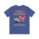 Proud Grandpa: Military Design T-Shirt Celebrating Generations of Service