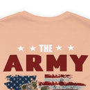 Noble Defenders: Military Design T-Shirt Celebrating the Army's Honor and Bravery