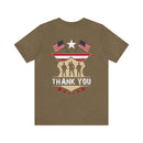 Thank You: Military Design T-Shirt Expressing Gratitude and Support