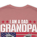 Fearless and Proud: Military T-Shirt - 'I Am a Dad, Grandpa, and a Veteran - Nothing Scares Me