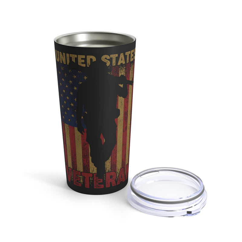 Honoring Service: 20oz United States Veteran Military Design Tumbler