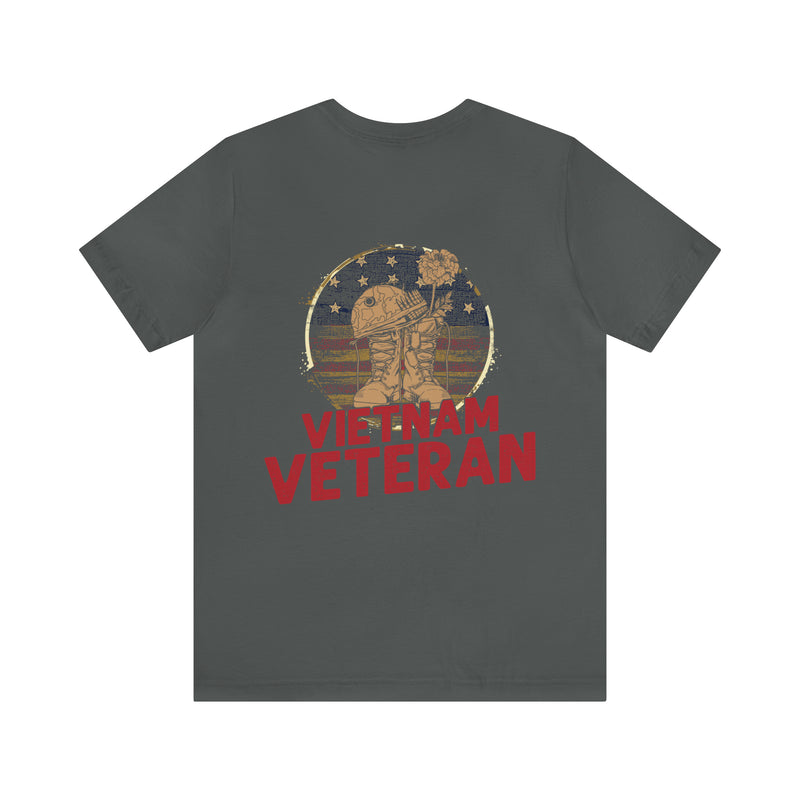 Remembering Our Heroes: Military T-Shirt with 'Vietnam Veteran' Design