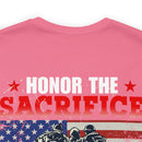 Remembering Sacrifice, Honoring Service: Military T-Shirt with Inspiring Design