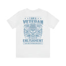 Eternal Oath: Military Design T-Shirt - 'I Am a Veteran - My Oath of Enlistment Has No Expiration Date