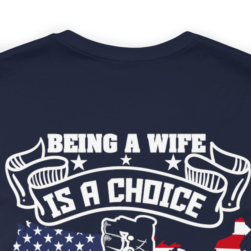 Proud Privilege: Military Design T-Shirt - Honoring Veterans' Spouses with Gratitude!