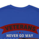 Ever Ready Veterans: Military Design T-Shirt - Always Prepared, Never Forgotten