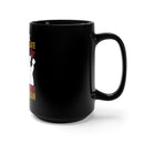 Loving My Veteran: 15oz Military Design Black Mug - Forever in My Heart